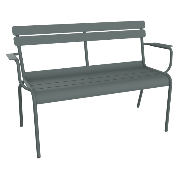 Luxembourg Garden Bench By Fermob in Storm Grey
