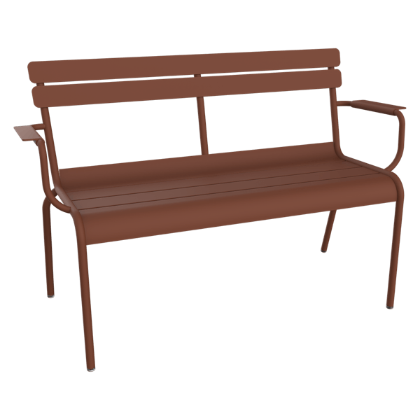 Luxembourg Garden Bench By Fermob in Red Ochre