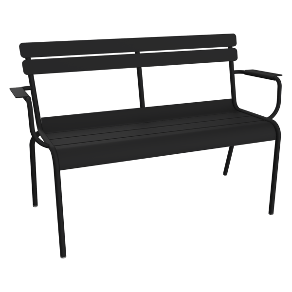 Luxembourg Garden Bench By Fermob in Liquorice