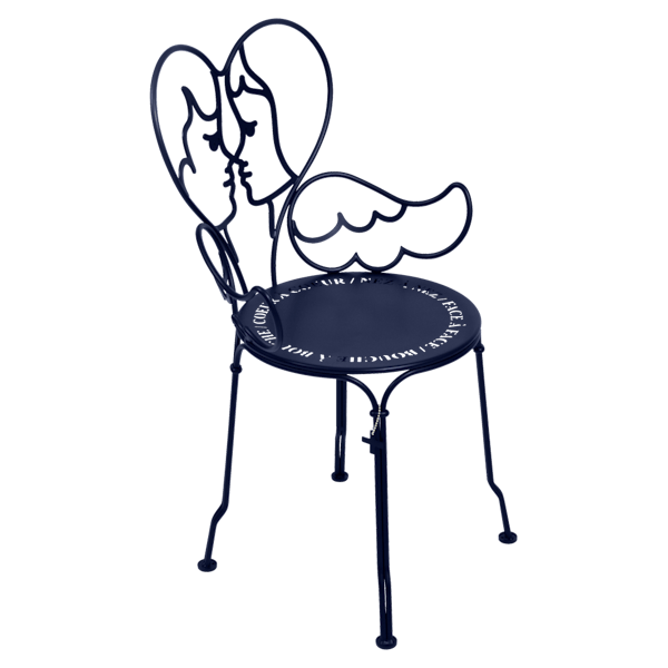 Ange Chair in Deep Blue