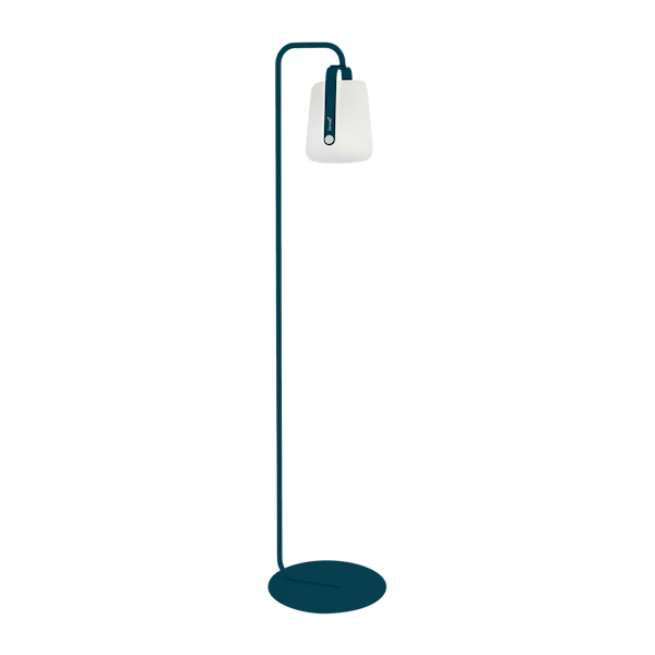 Balad Lamp 25cm + Lamp Stand By Fermob in Acapulco Blue