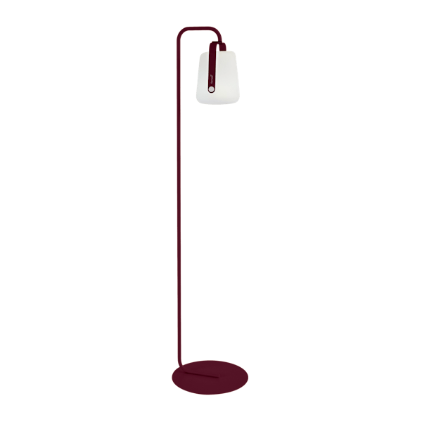 Balad Lamp 25cm + Lamp Stand By Fermob in Black Cherry