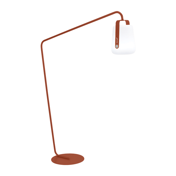 Balad Lamp 38cm + Offset Stand By Fermob in Red Ochre