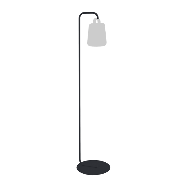 Balad Outdoor Lamp Stand By Fermob in Anthracite