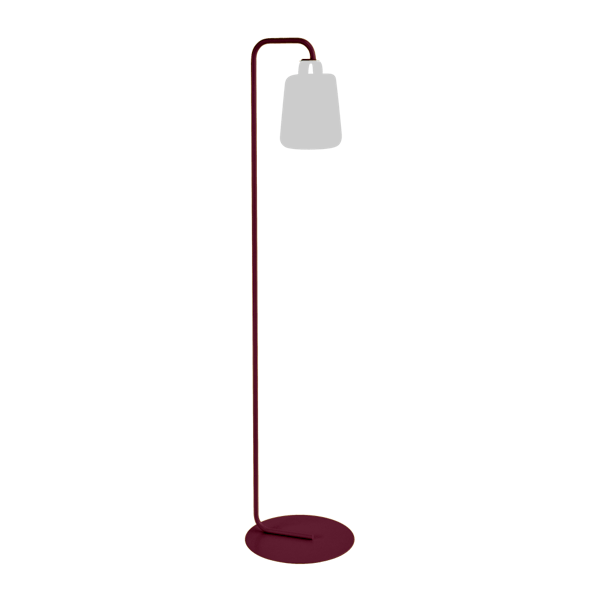 Balad Outdoor Lamp Stand By Fermob in Black Cherry