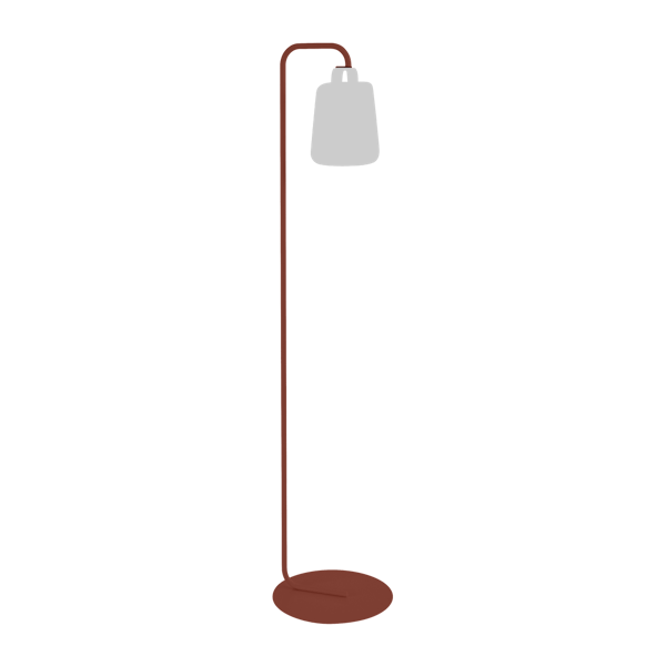 Balad Outdoor Lamp Stand By Fermob in Red Ochre