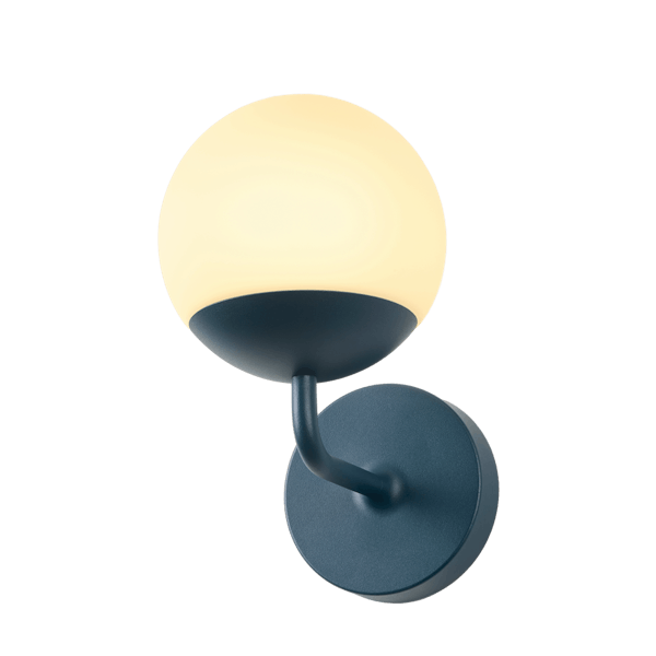 Mooon! Wall Light Dia 15cm By Fermob in Acapulco Blue