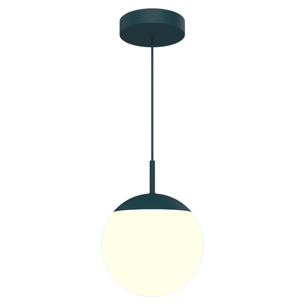 Mooon! Pendant Light Dia 25cm By Fermob in Acapulco Blue