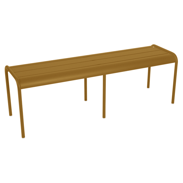 Luxembourg Outdoor Dining Bench By Fermob in Gingerbread
