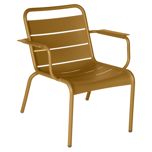 Luxembourg Outdoor Lounge Armchair By Fermob in Gingerbread