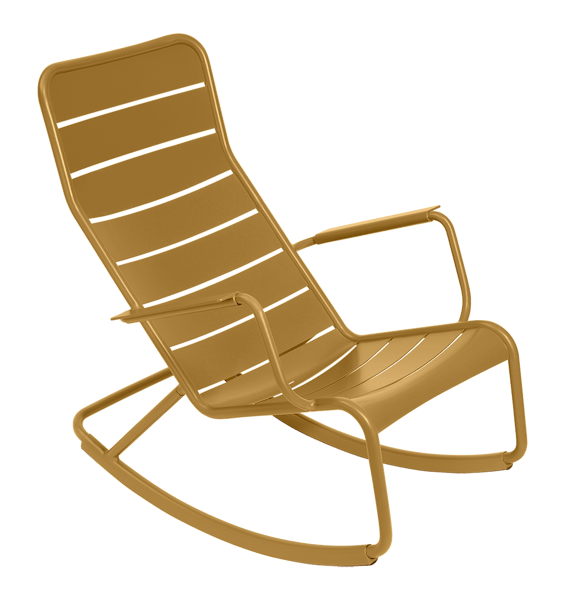 Luxembourg Outdoor Rocking Chair By Fermob in Gingerbread
