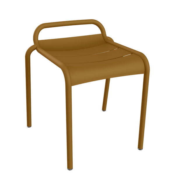 Luxembourg Outdoor Dining Stool By Fermob in Gingerbread