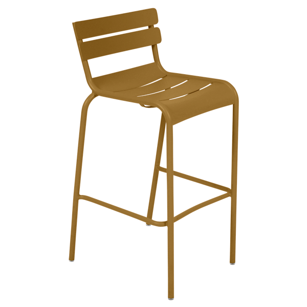 Luxembourg Outdoor Bar Chair By Fermob in Gingerbread