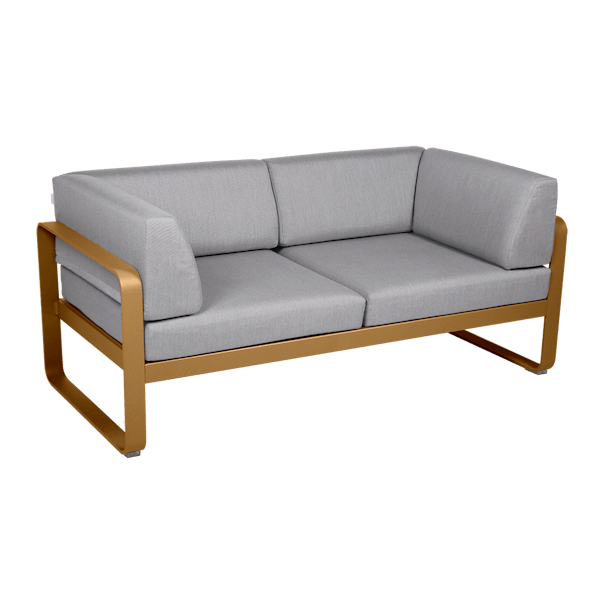 Bellevie 2 Seater Outdoor Club Sofa By Fermob in Gingerbread