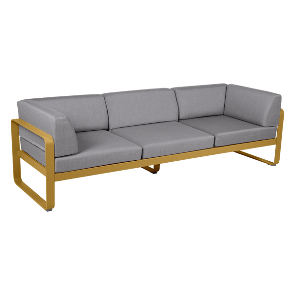 Bellevie 3 Seater Outdoor Club Sofa By Fermob in Gingerbread
