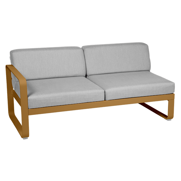 Bellevie Outdoor Modular 2 Seater Left Module By Fermob in Gingerbread