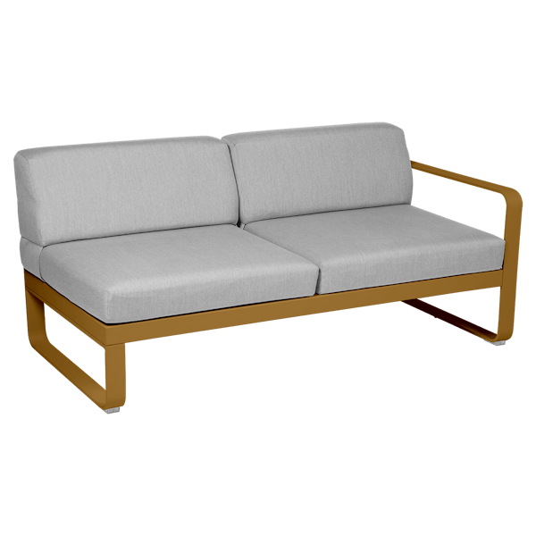 Bellevie Outdoor Modular 2 Seater Right Module By Fermob in Gingerbread