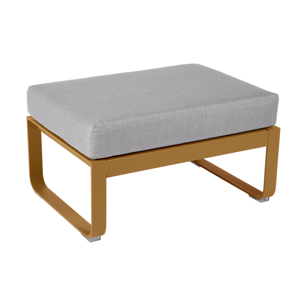 Bellevie Outdoor Modular 1 Seater Ottoman By Fermob in Gingerbread