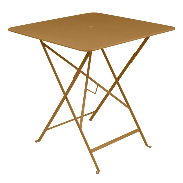 Bistro Outdoor Folding Table Square 71 x 71cm By Fermob in Gingerbread