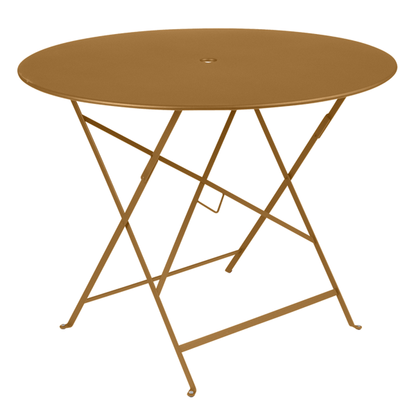 Bistro Outdoor Folding Table Round 96cm By Fermob in Gingerbread