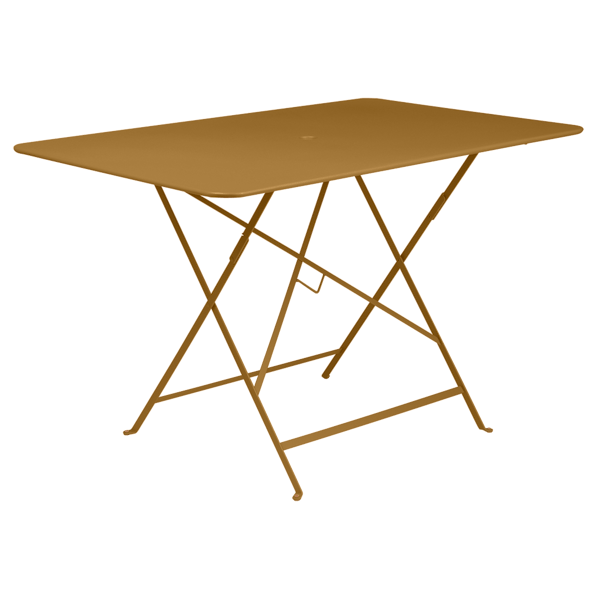 Bistro Outdoor Folding Table Rectangle 117 x 77cm By Fermob in Gingerbread