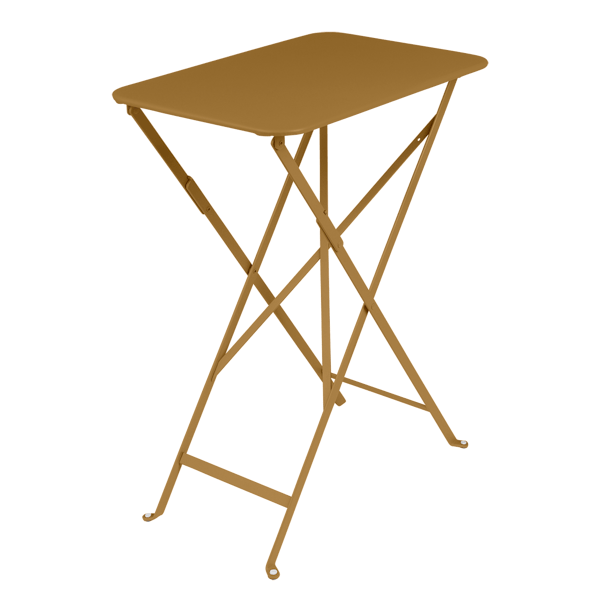 Bistro Outdoor Folding Table Rectangle 57 x 37cm By Fermob in Gingerbread