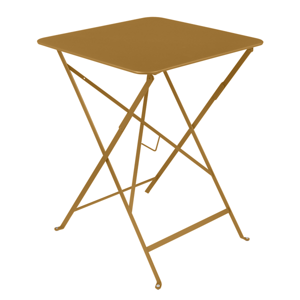 Bistro Outdoor Folding Table Square 57 x 57cm By Fermob in Gingerbread