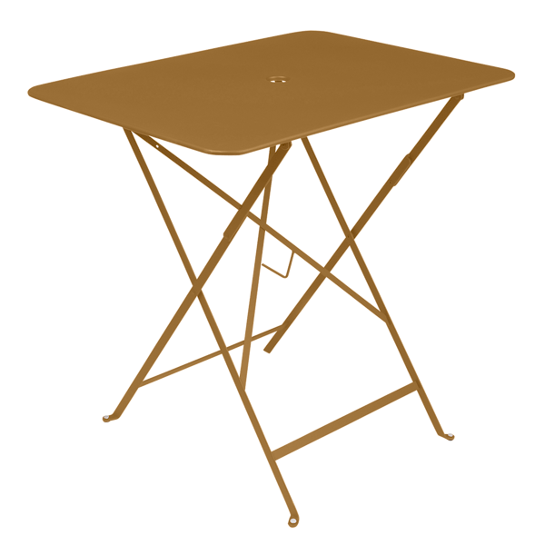 Bistro Outdoor Folding Table Rectangle 77 x 57cm By Fermob in Gingerbread