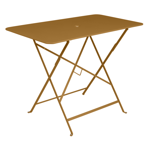 Bistro Outdoor Folding Table Rectangle 97 x 57cm By Fermob in Gingerbread