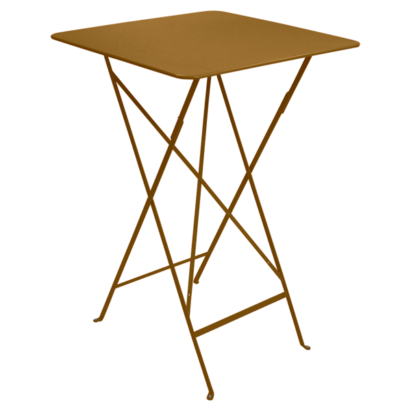 Bistro Outdoor Folding High Table 71 x 71cm By Fermob in Gingerbread
