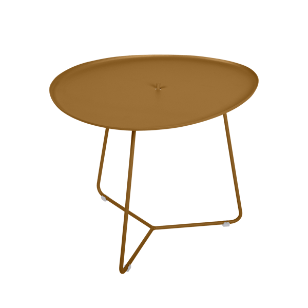 Cocotte Outdoor Side Table with Removable Top By Fermob in Gingerbread