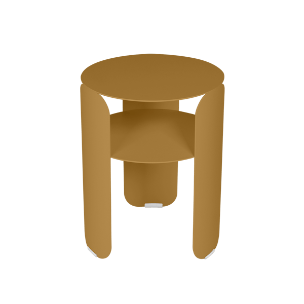 Bebop Outdoor Side Table 35cm By Fermob in Gingerbread