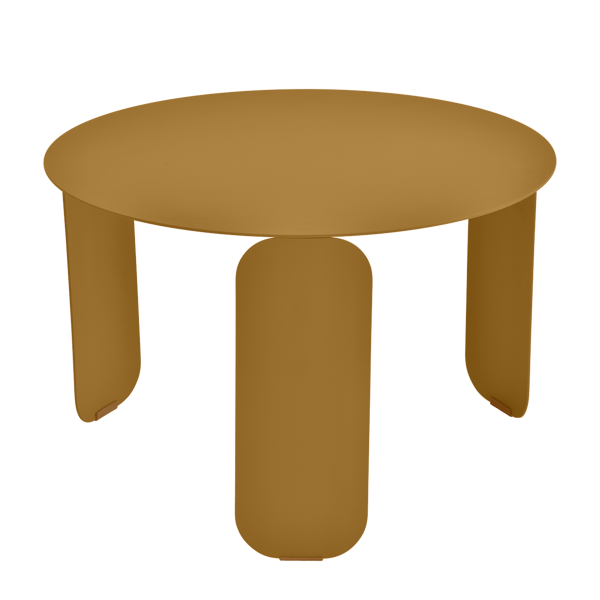 Bebop Low Table Round 60cm By Fermob in Gingerbread