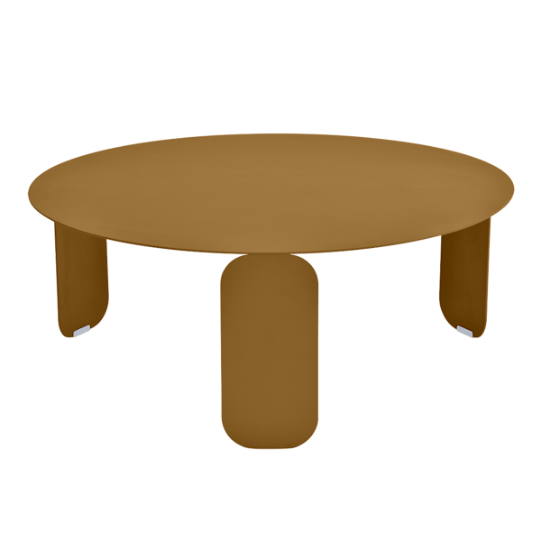 Bebop Low Table Round 80cm By Fermob in Gingerbread