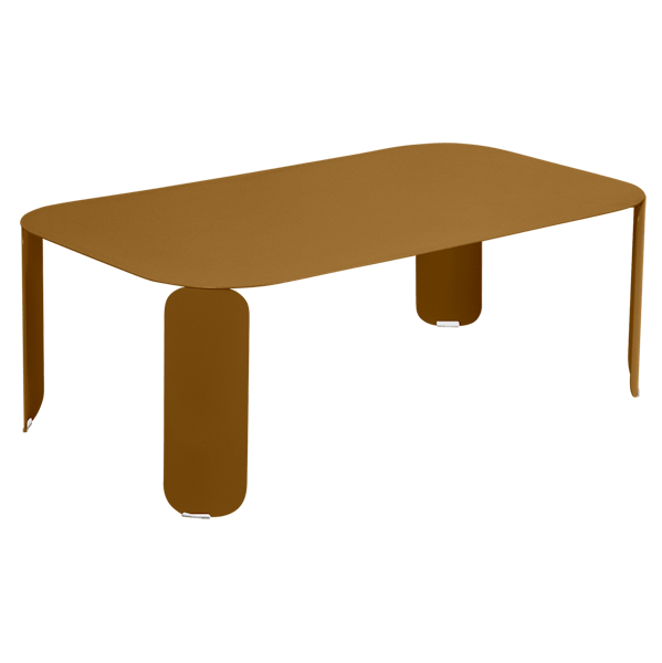 Bebop Low Table 120 x 70cm - 42 cm High By Fermob in Gingerbread