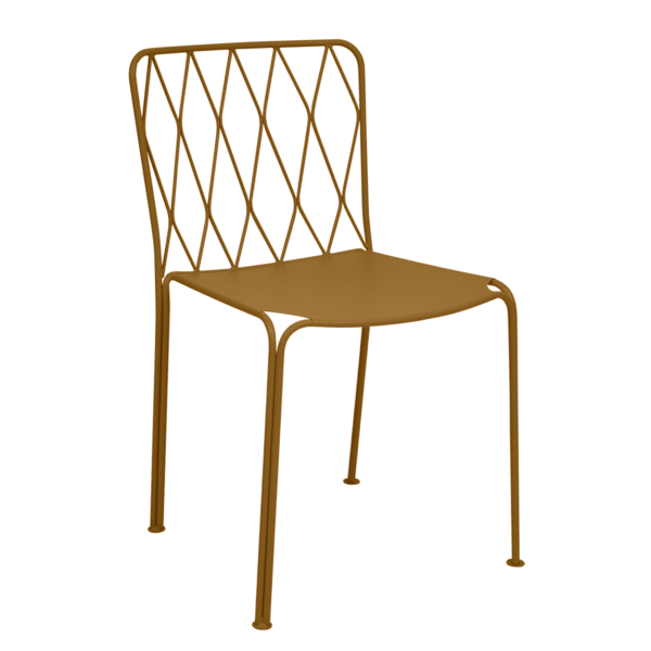 Kintbury Outdoor Dining Chair By Fermob in Gingerbread