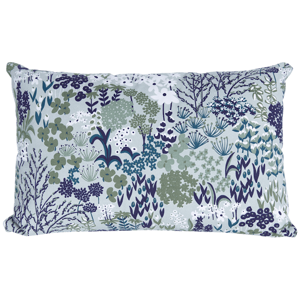 Bouquet Sauvage Champetre Cushion 68 x 44cm in Ice Mint