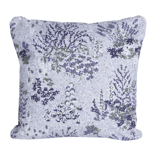 Bouquet Sauvage Pixels Cushion 44 x 44cm By Fermob in Marshmallow
