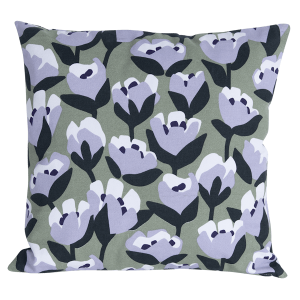 Bouquet Sauvage Tulipe Cushion 44 x 44cm By Fermob in Marshmallow