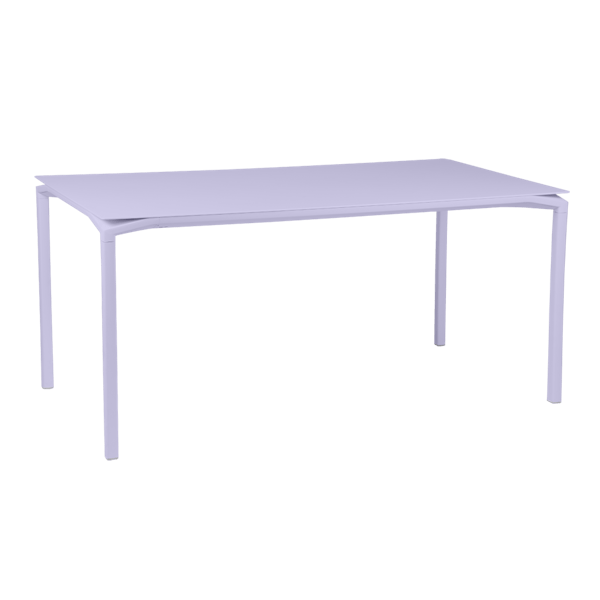 Calvi Aluminium Outdoor Dining Table 160 x 80cm By Fermob in Marshmallow