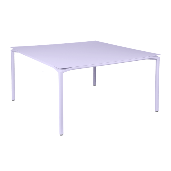 Calvi Aluminium Square Outdoor Dining Table 140 x 140cm By Fermob in Marshmallow