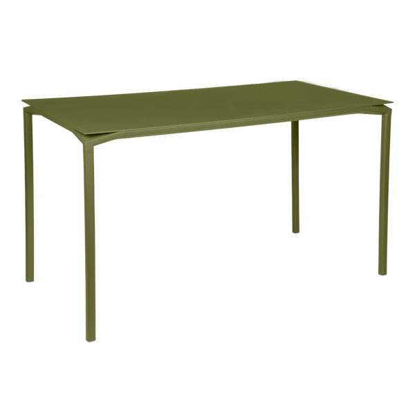 Calvi Aluminium Outdoor High Table 160 x 80cm in Pesto