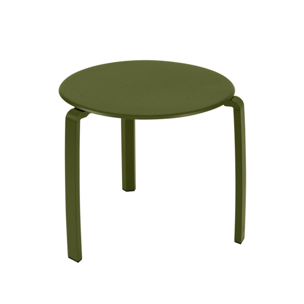 Alize Outdoor Low Side Table By Fermob in Pesto