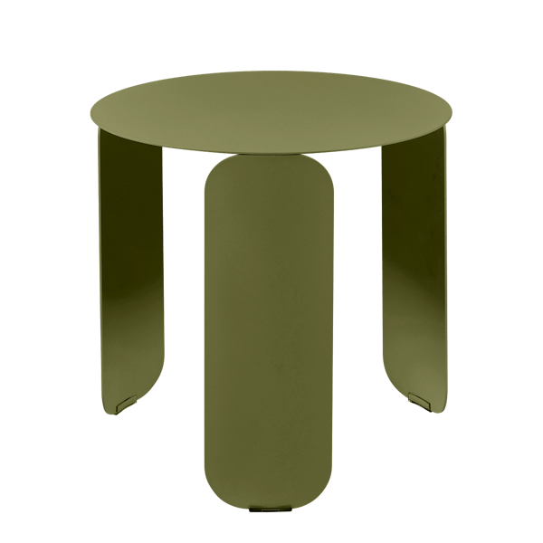 Bebop Low Table Round 45cm By Fermob in Pesto