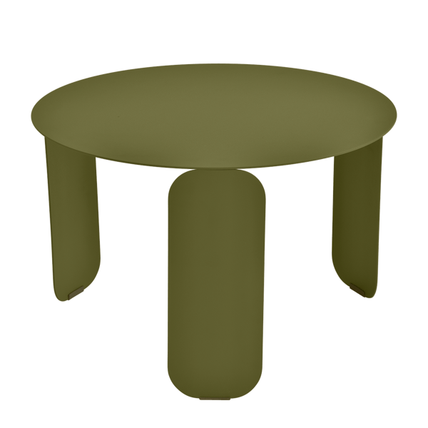 Bebop Low Table Round 60cm By Fermob in Pesto