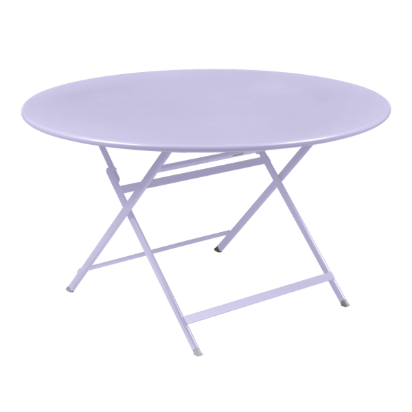 Caractere Large Round Folding Outdoor Dining Table By Fermob in Marshmallow