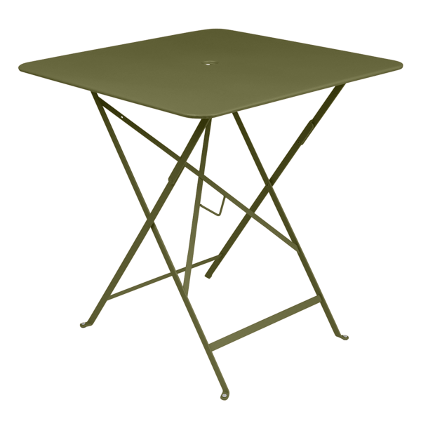 Bistro Outdoor Folding Table Square 71 x 71cm By Fermob in Pesto