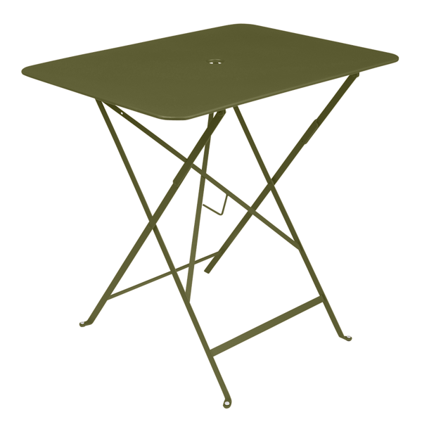 Bistro Outdoor Folding Table Rectangle 77 x 57cm By Fermob in Pesto