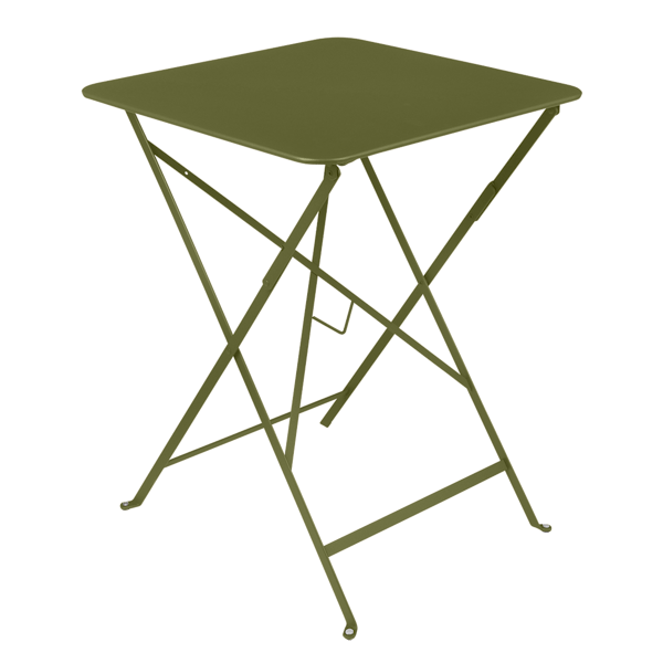 Bistro Outdoor Folding Table Square 57 x 57cm By Fermob in Pesto