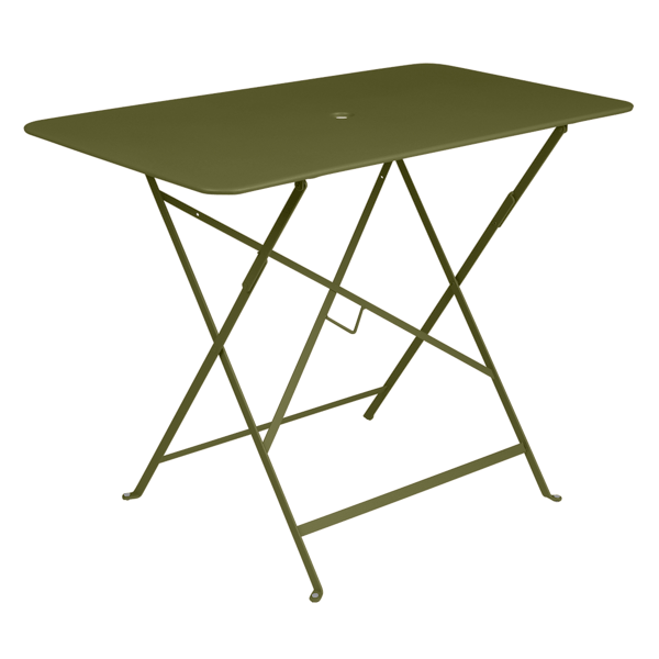 Bistro Outdoor Folding Table Rectangle 97 x 57cm By Fermob in Pesto